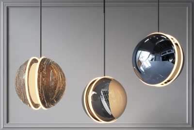 现代吊灯3D模型下载